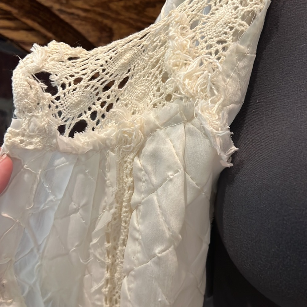 Vintage Handmade Full Button Down Duster - image 8